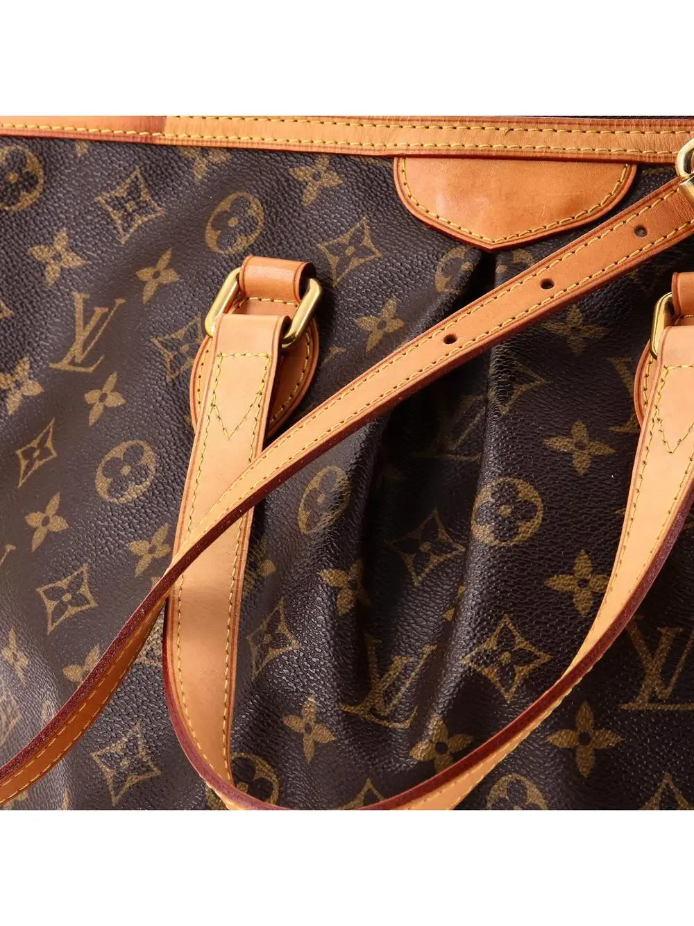 Louis Vuitton Palermo Handbag Canvas Pm #340414L12B